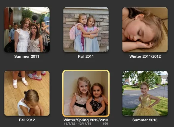 iphoto categories