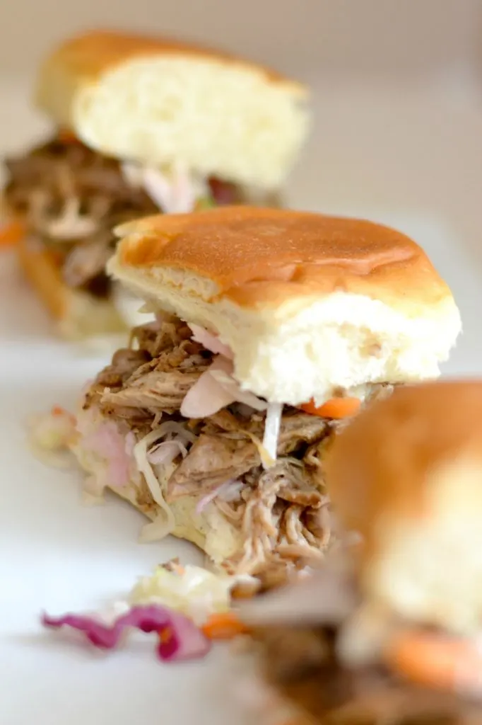 Pulled pork sliders