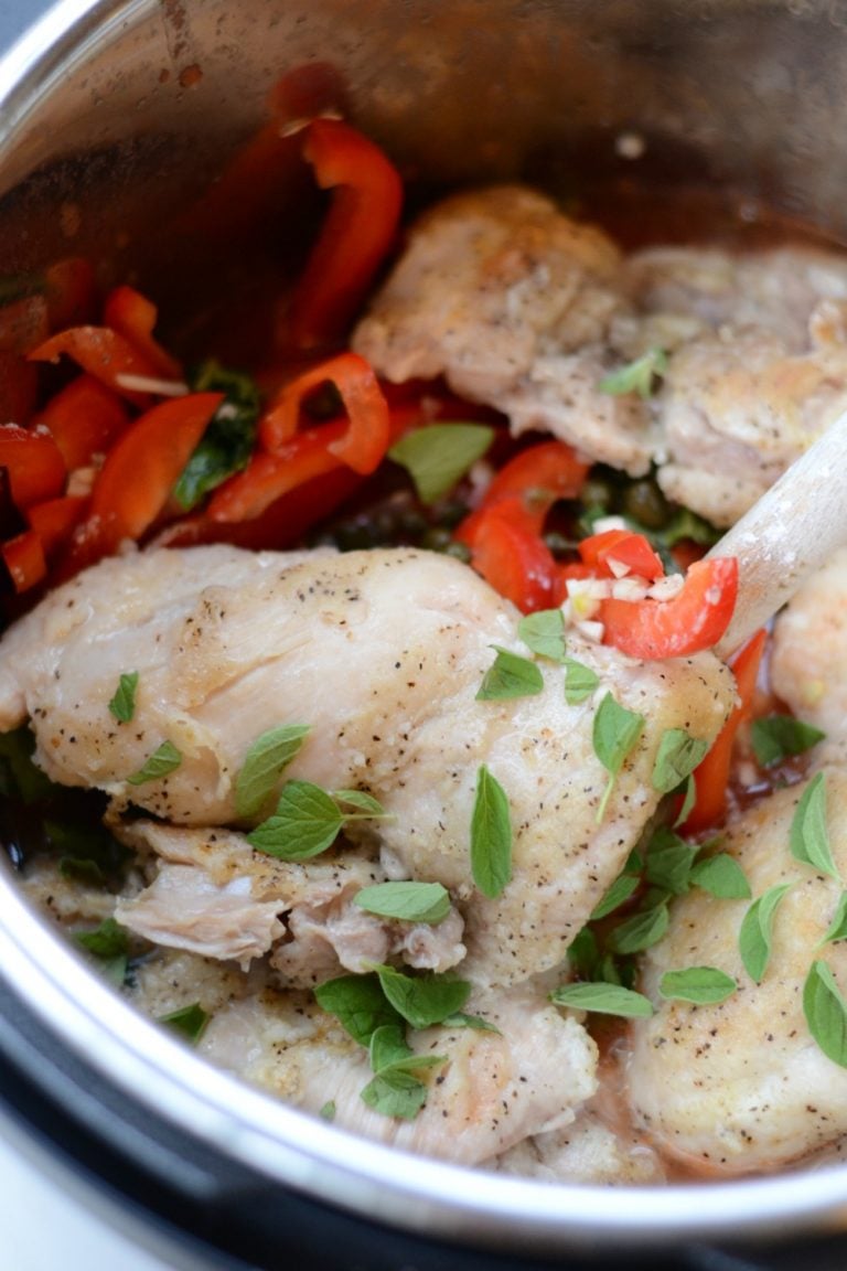 Instant Pot Chicken Cacciatore Good in the Simple