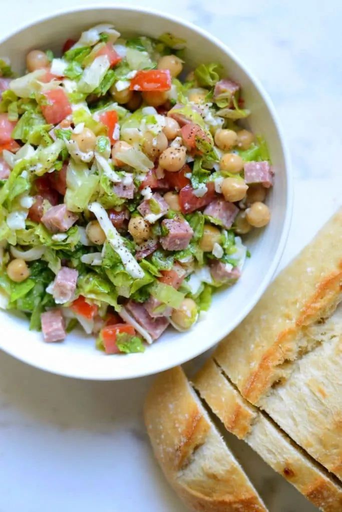 Vegetarian Italian Chopped Salad - Cookie and Kate