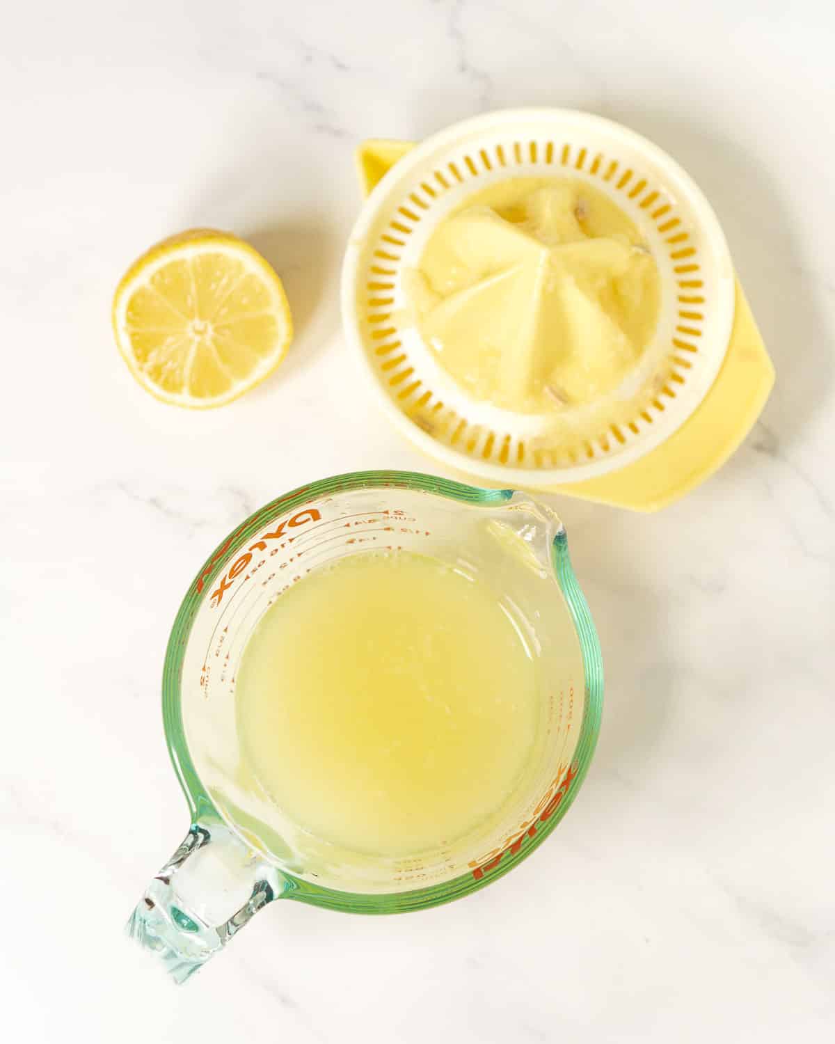 1 cup of fresh squeezed lemon juice