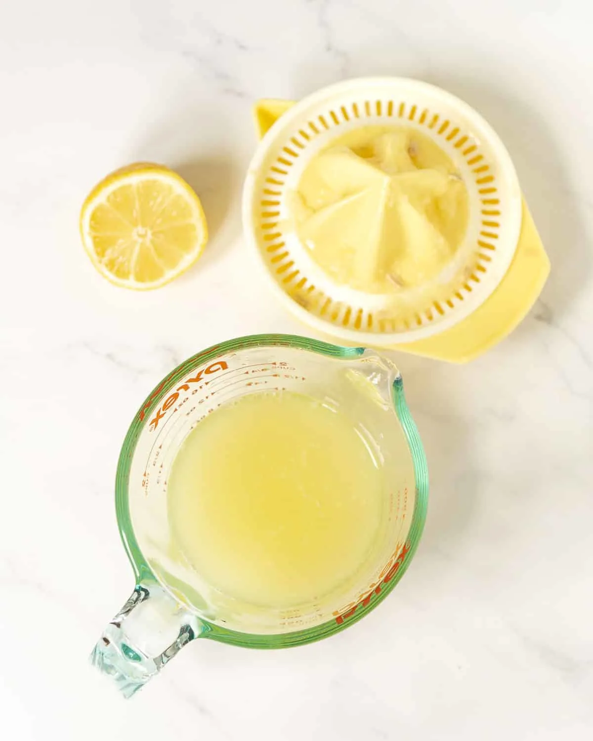 1 cup of fresh squeezed lemon juice